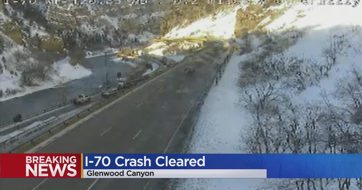 Eastbound I70 reopens in Glenwood Canyon after crash CBS Colorado