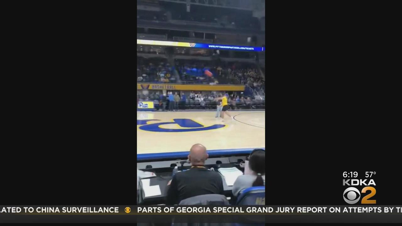 WATCH Pitt student hits incredible three-quarter court shot to win year of free rent