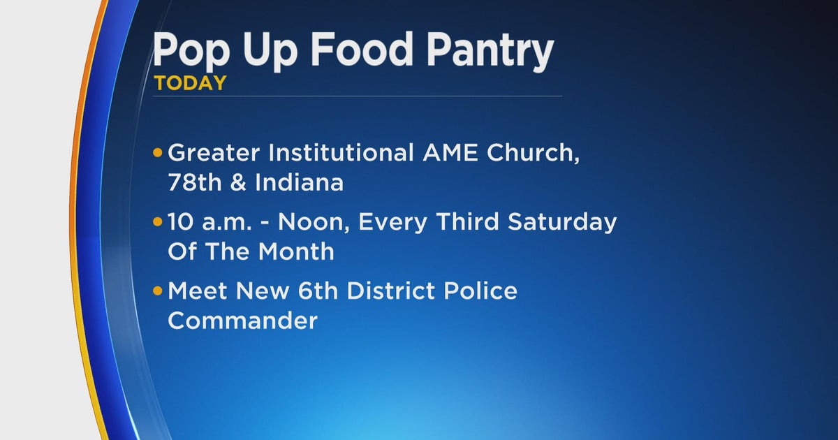 Grand Crossing church hosting popup food pantry CBS Chicago