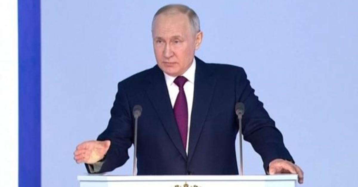 Russian Leader Vladimir Putin Blames The West And Ukraine For War Cbs News 9078