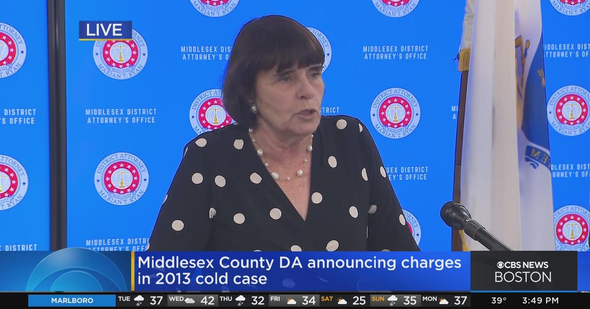 Middlesex District Attorney announces charges in 2013 Acton rape - CBS ...