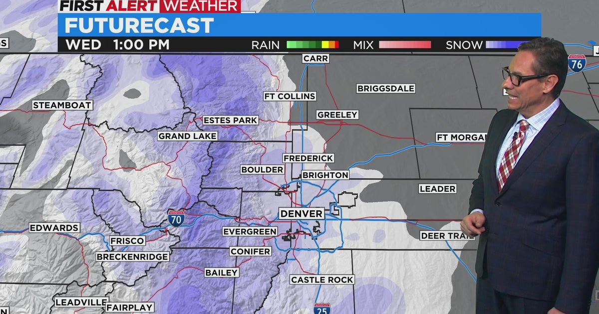 Another surge of snow for the afternoon drive - CBS Colorado