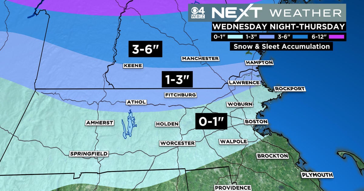 Storm To Bring Sleet, Freezing Rain To Southern New England, Snow Up ...