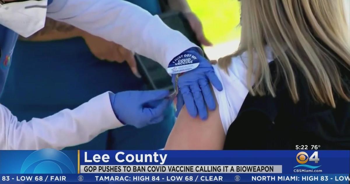 Florida county Republican Party votes to ban the COVID-19 vaccine (cbsnews.com)