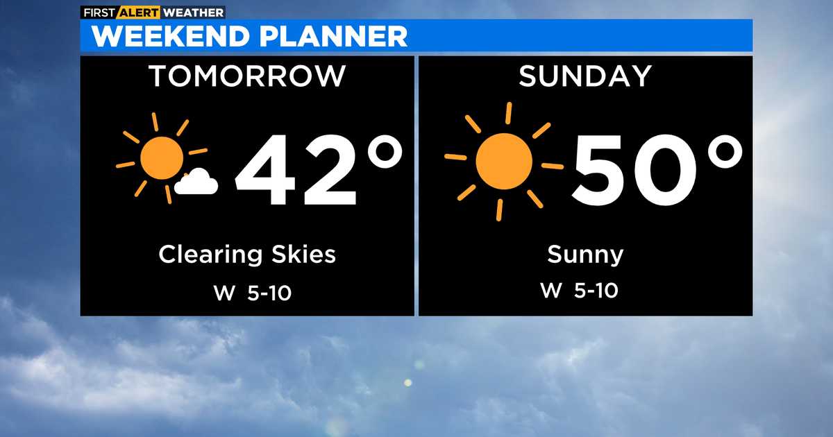 Chicago First Alert Weather: Snow showers to move out - CBS Chicago