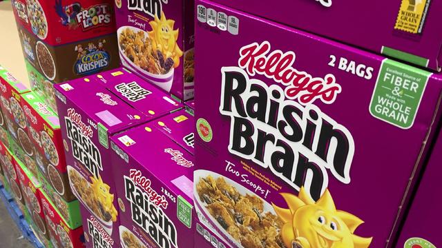 Kellogg's raisin bran box 