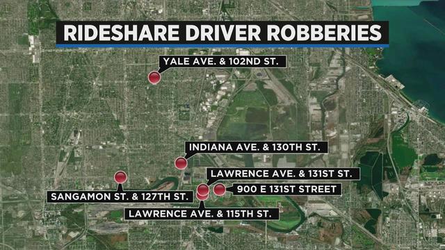 Rideshare robberies 