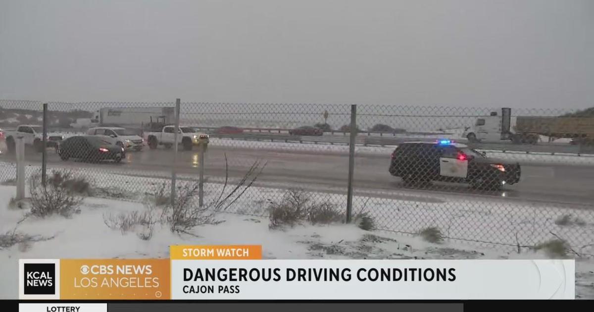 CHP, Caltrans working to keep Cajon Pass clear for traffic CBS Los