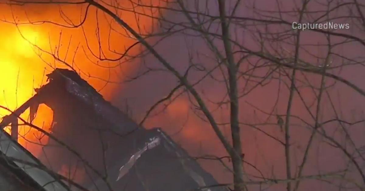 Raging fire burns in Munster, Indiana home
