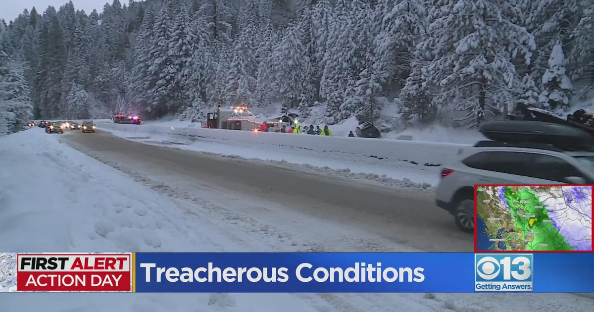 Sierra travelers face treacherous driving conditions