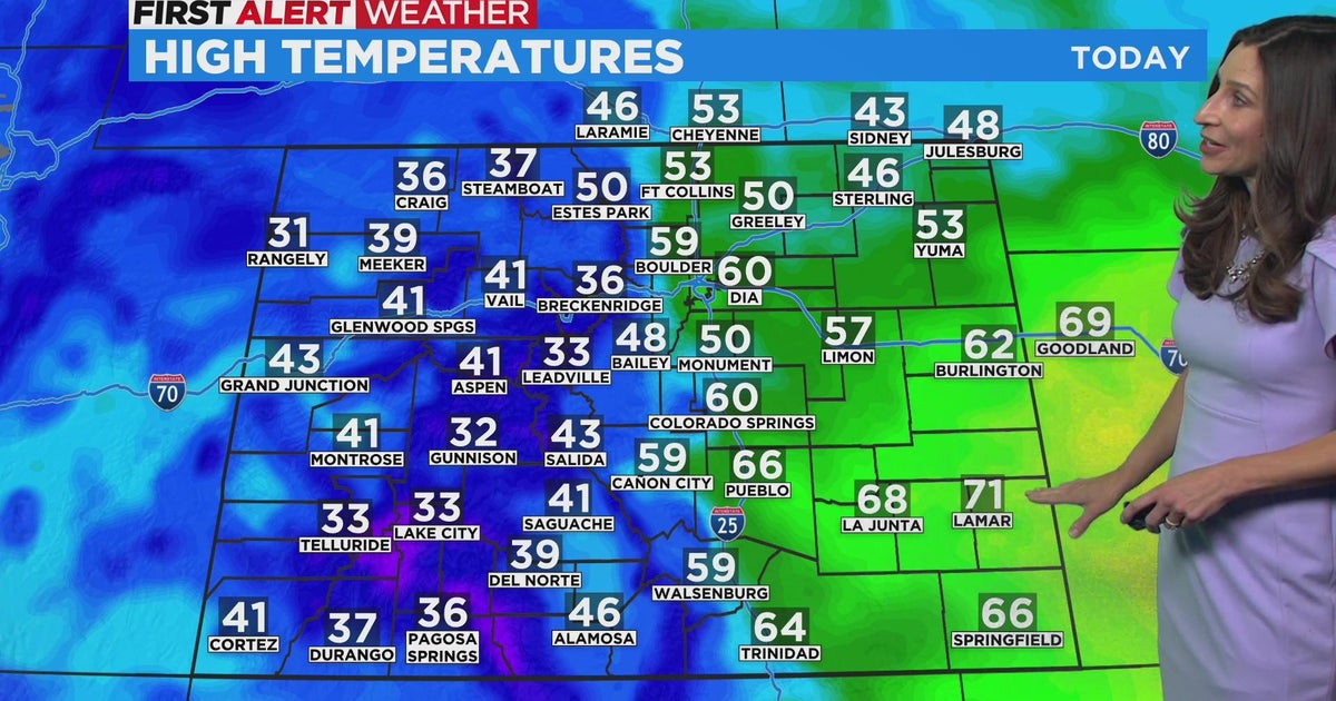Mild and breezy to wrap up the weekend - CBS Colorado