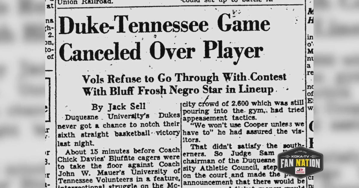 Duquesne's Chuck Cooper makes NBA history - CBS Pittsburgh