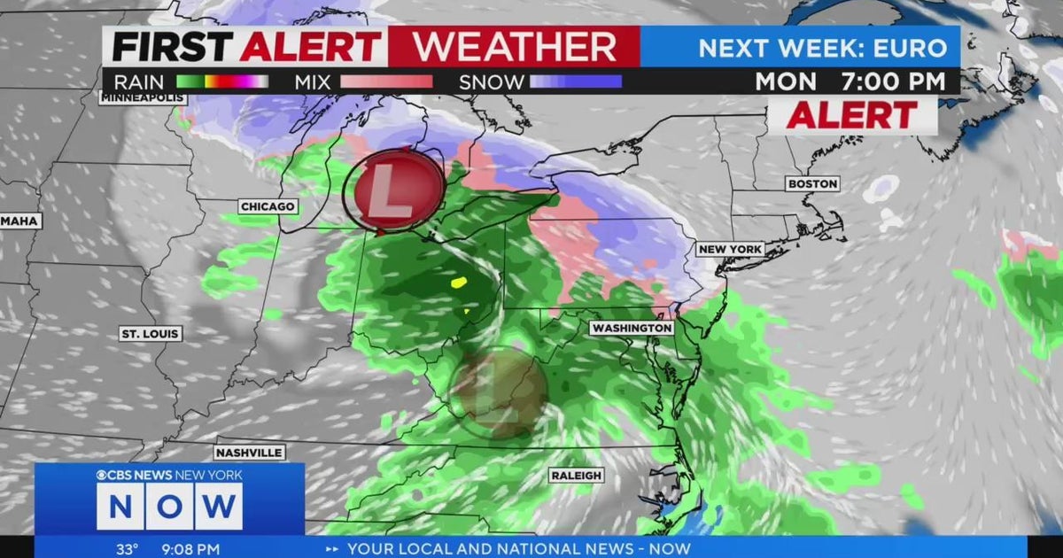 First Alert Weather: Tracking a winter storm - CBS New York