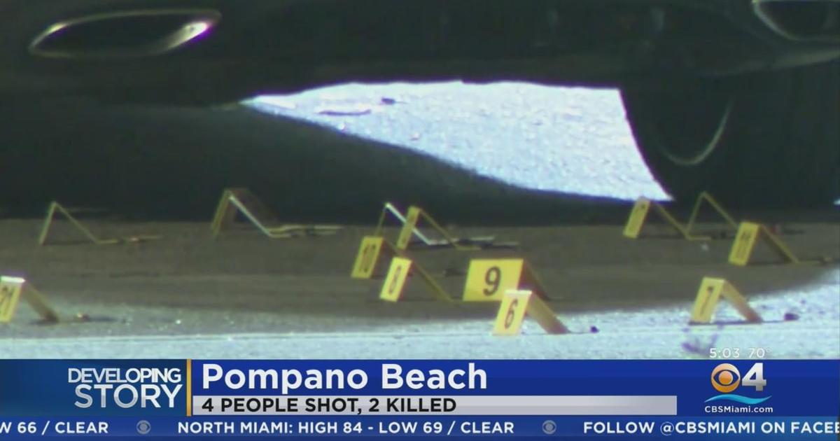 Two Dead, Two Injured In Pompano Beach Shooting - CBS Miami