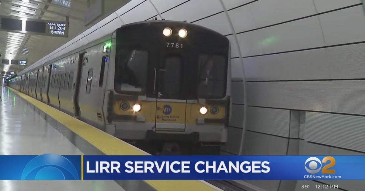 LIRR riders navigate schedule changes to Grand Central CBS New York