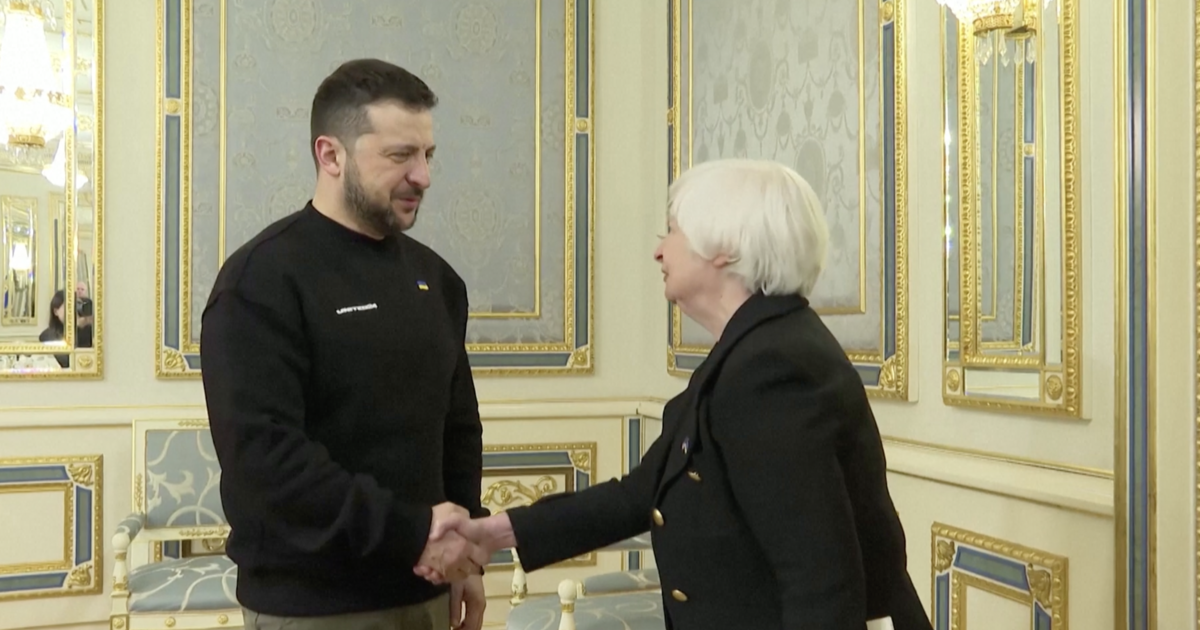 Sekretarz skarbu Janet Yellen złożyła niespodziewaną wizytę na Ukrainie