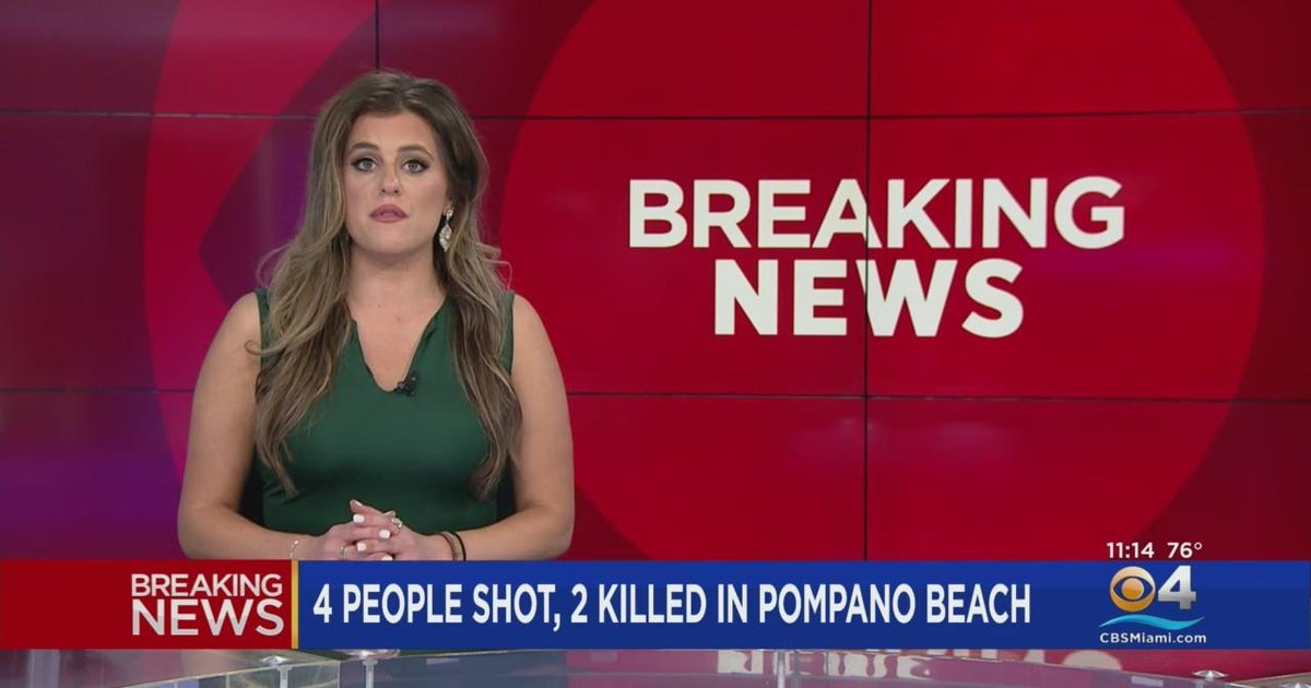 Quadruple shooting in Pompano Beach - CBS Miami