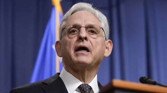 Attorney General Merrick Garland speaks during a news conference at the Department of Justice in Washington on Friday, Jan. 27, 2023. 