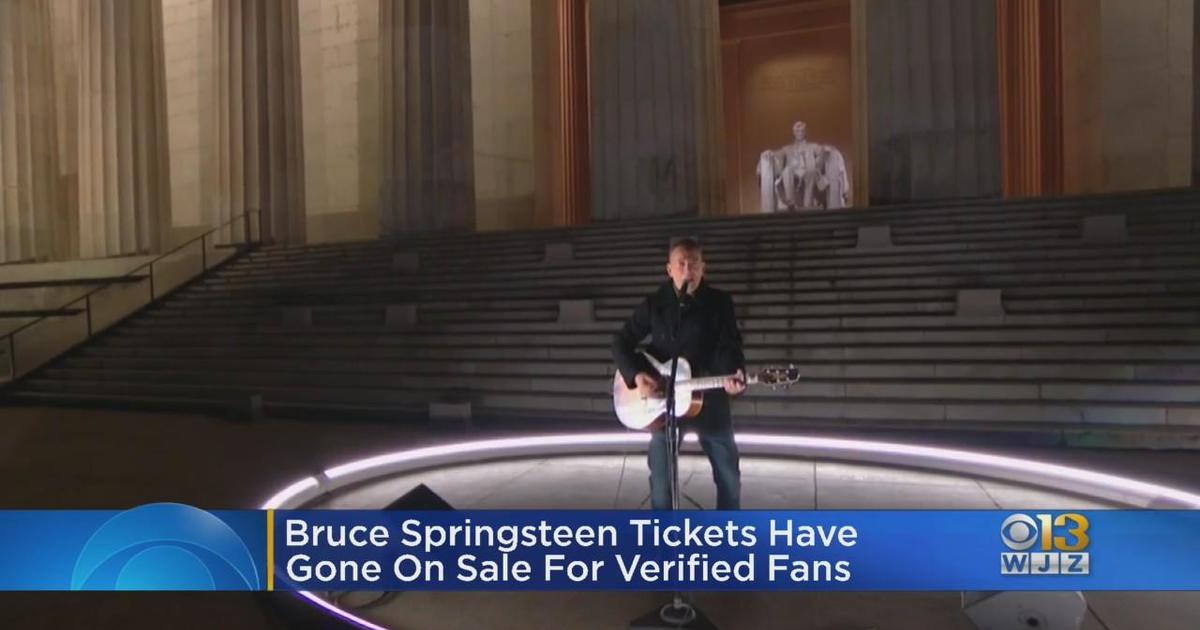 bruce springsteen tour verified fan