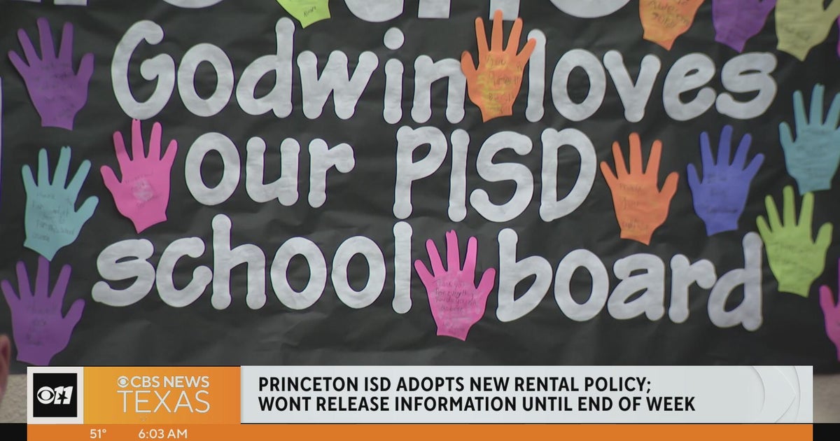 Princeton ISD adopts new rental policy CBS Texas