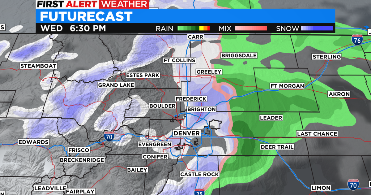 Colorado Weather: Another Mid-week Chance For Snow - CBS Colorado