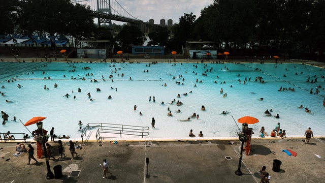 New York City Under Heat Advisory As Humidity And Temperatures In The Upper 90's Descend On City