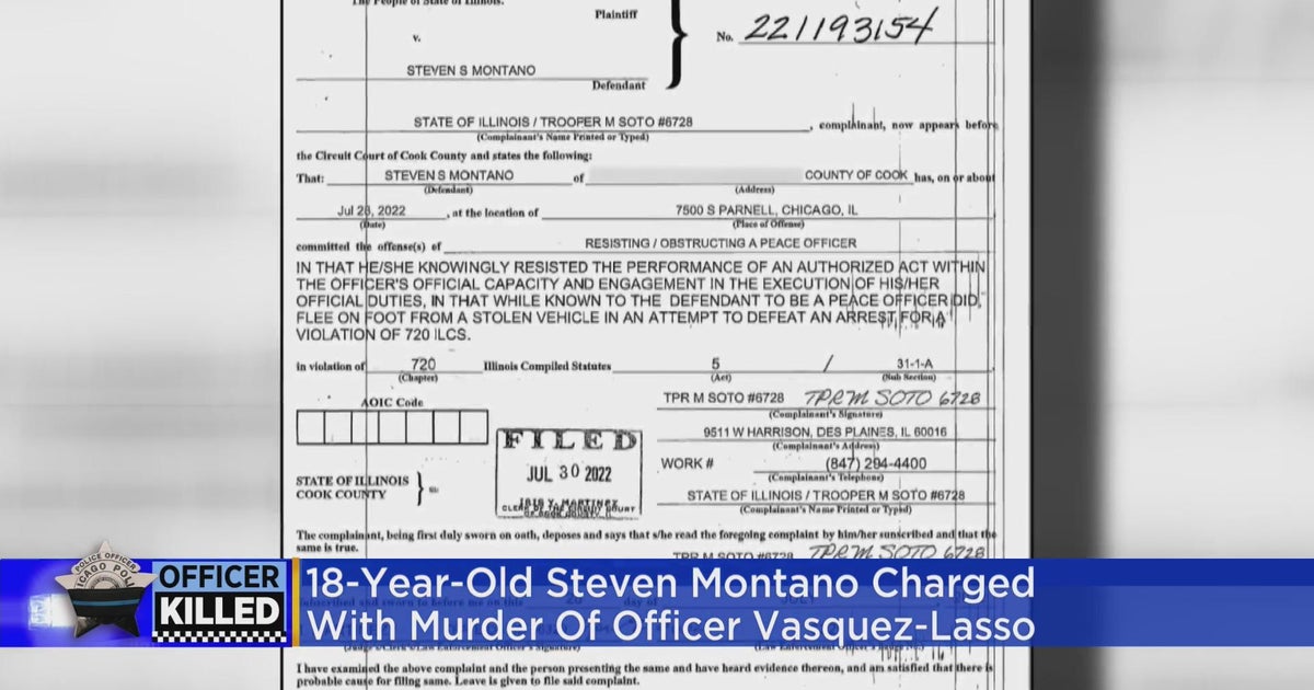 18-year-old charged with murder of CPD officer - CBS Chicago