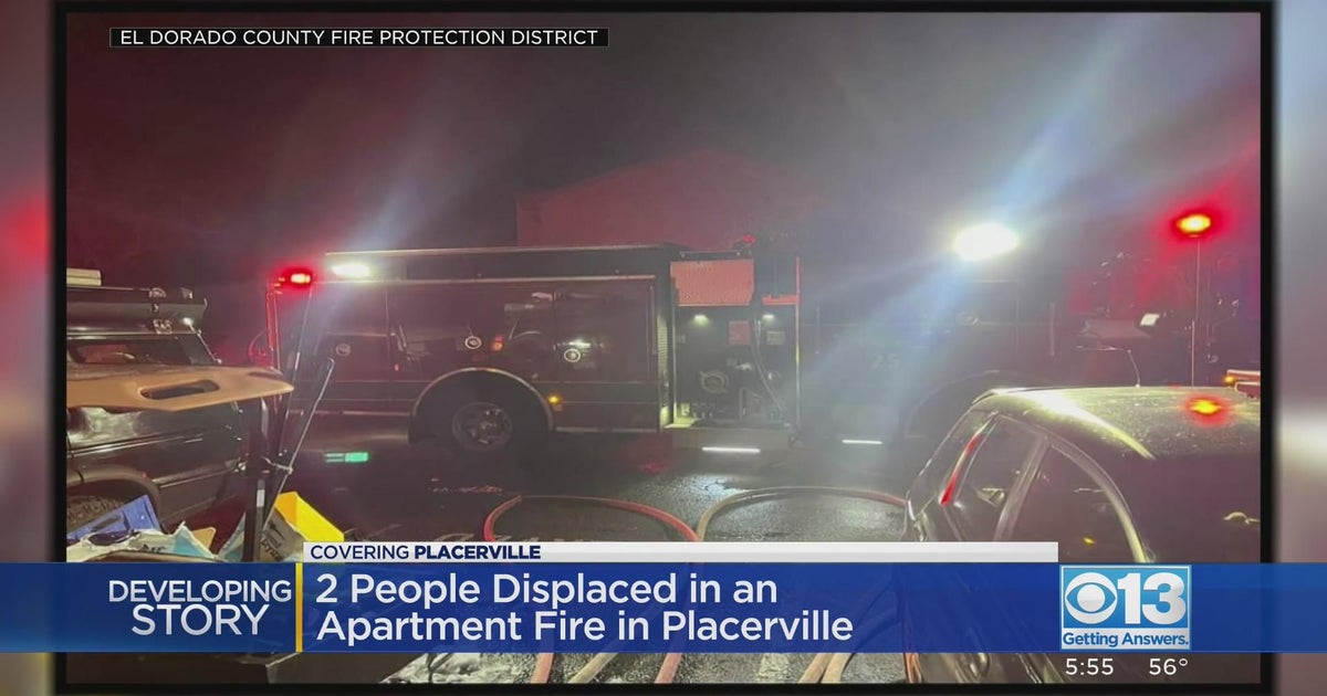 Fire displaces 2 people at Placerville apartment - CBS Sacramento
