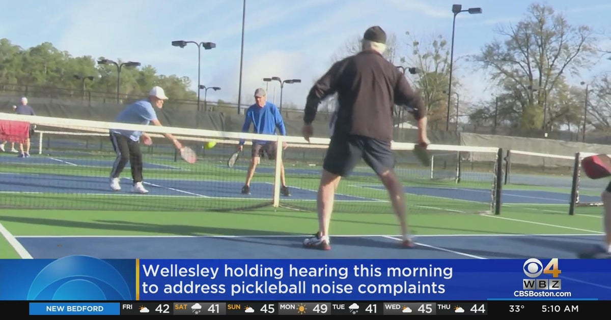 Wellesley holding hearing to address pickleball noise complaints CBS