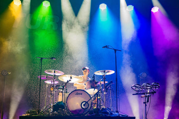 Turnstile performs at the Warfield 