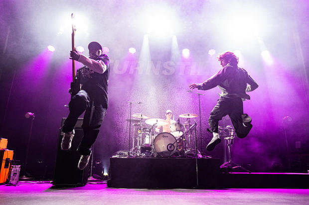 Turnstile performs at the Warfield 
