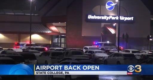 Pa.'s University Park Airport back open after security scare CBS