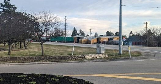 The Norfolk Southern Railroad derails in Springfield, Ohio.No dangerous goods on board, rail company says