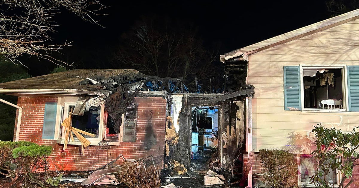 Multiple crews respond to house fire in Hampton Township - CBS Pittsburgh