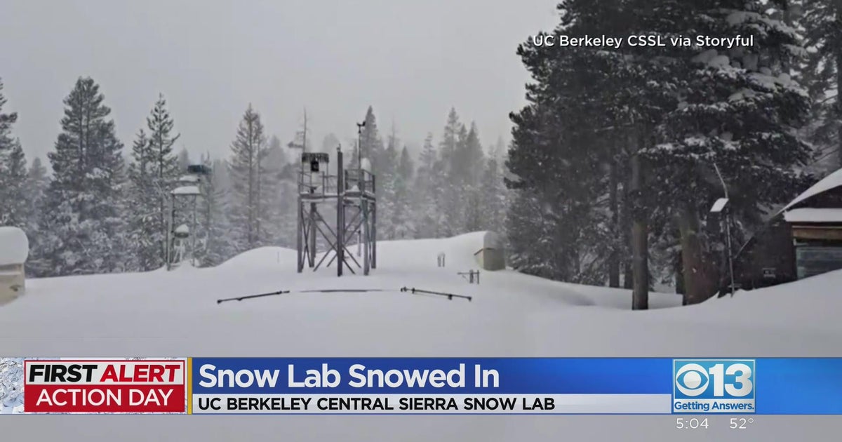 Sierra snow lab gets nearly 3 feet of snow in 24 hours - CBS Sacramento