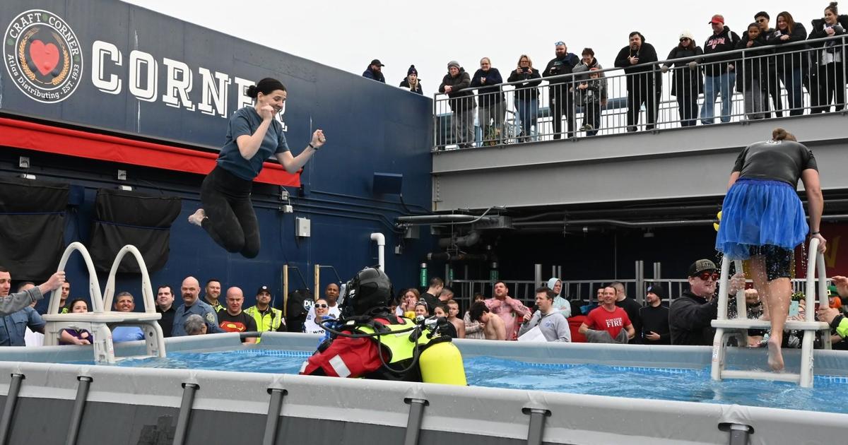 Massachusetts State Troopers, Cadets take a polar plunge