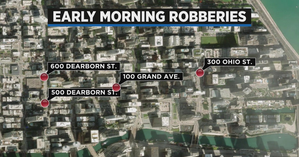Police investigate four armed robberies on Chicago's North Side - CBS ...