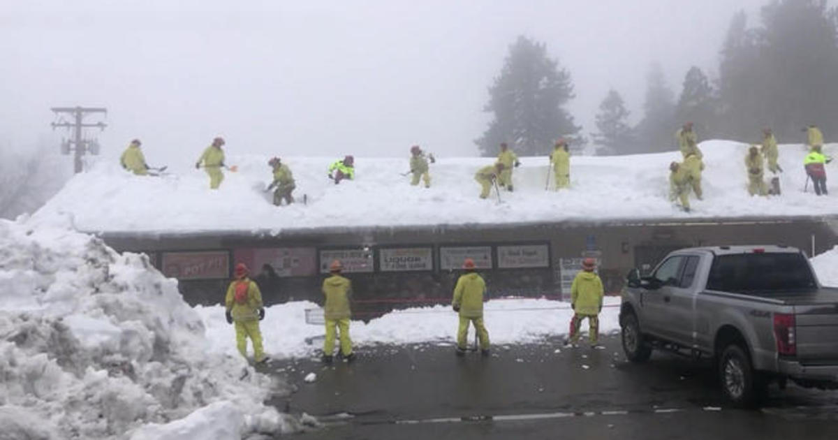 Residents in California mountains remain stranded in snow as another storm approaches