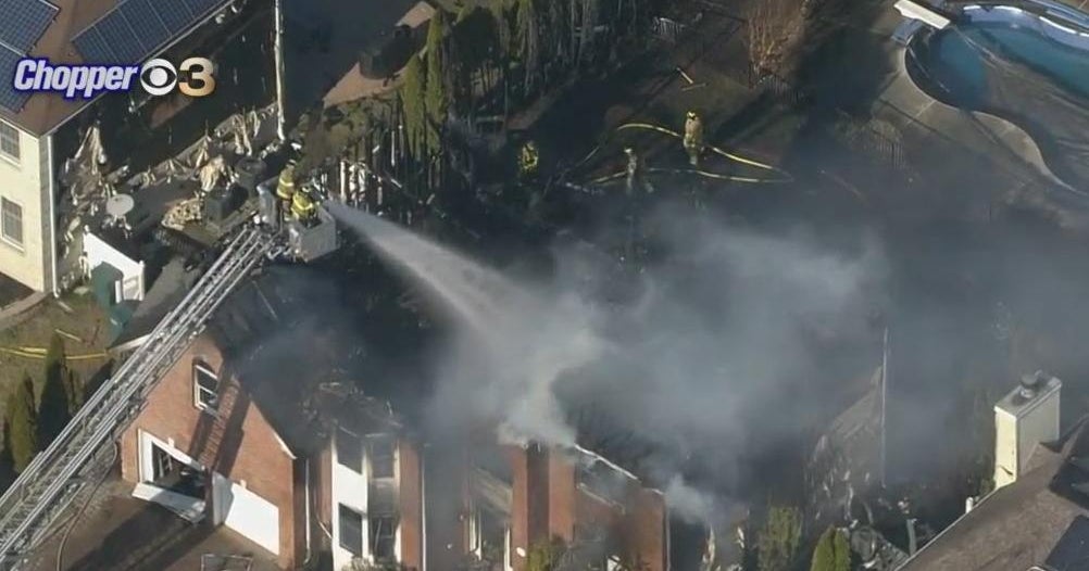 Man found dead after Little Egg Harbor Township house fire - CBS ...