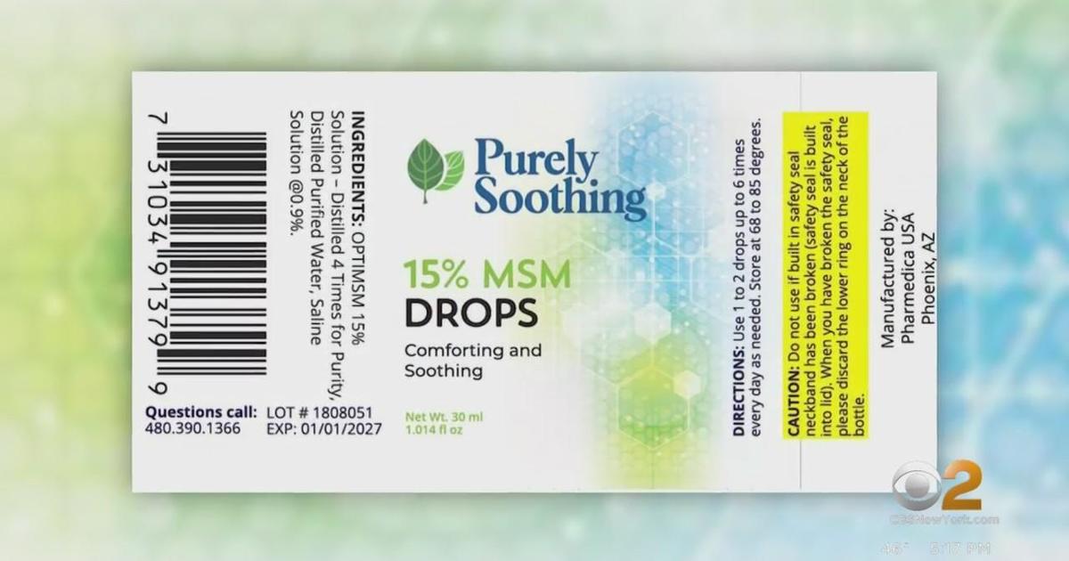 More eye drops being recalled because of contamination risks CBS New York