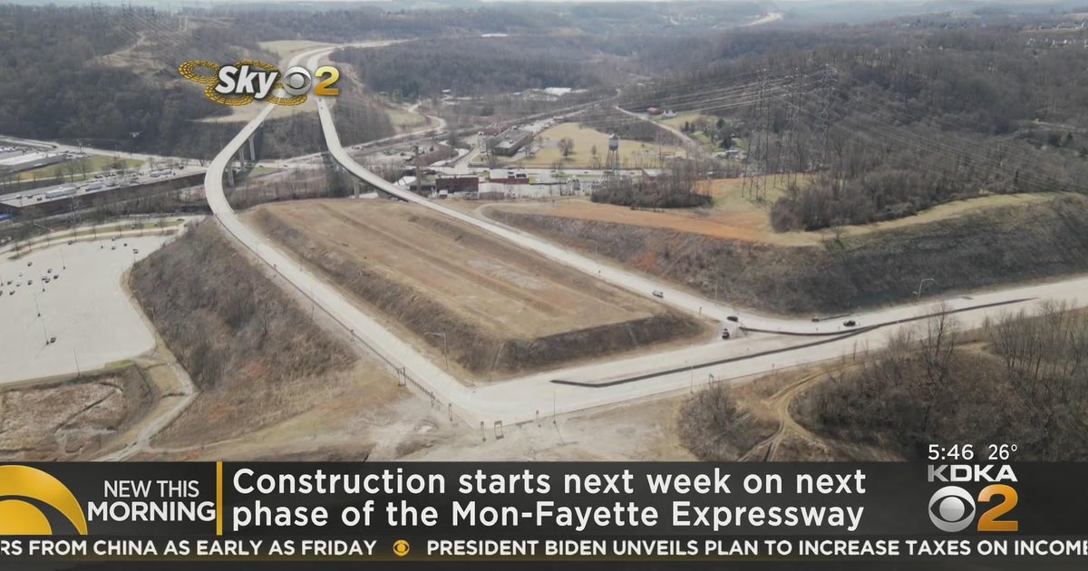 Construction on next phase of Mon/Fayette Expressway set to begin next