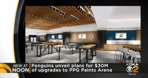 Penguins unveil plans for 30M of upgrades to PPG Paints Arena CBS
