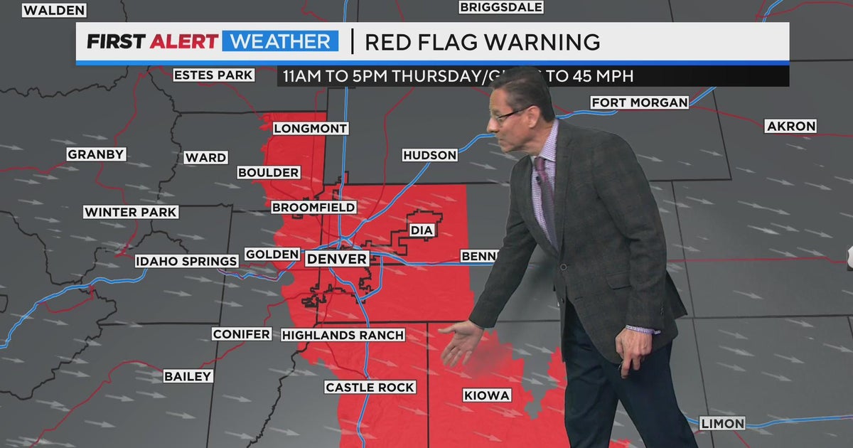 Thursday wind will increase fire danger - CBS Colorado