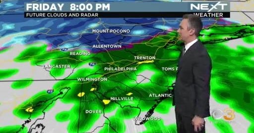 NEXT Weather Timing rain/snow chances CBS Philadelphia