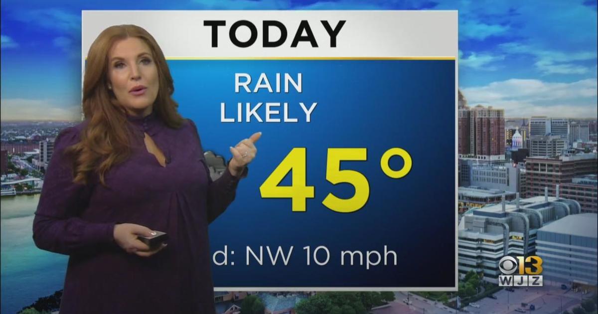 Meteorologist Meg McNamara has your Friday morning forecast - CBS Baltimore