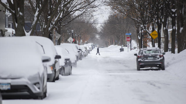 Winter storm in Minneapolis 