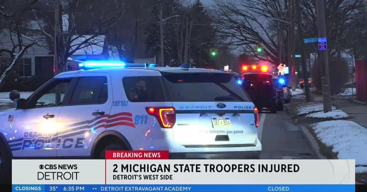 2 Michigan State Police troopers injured in shooting in Detroit ...