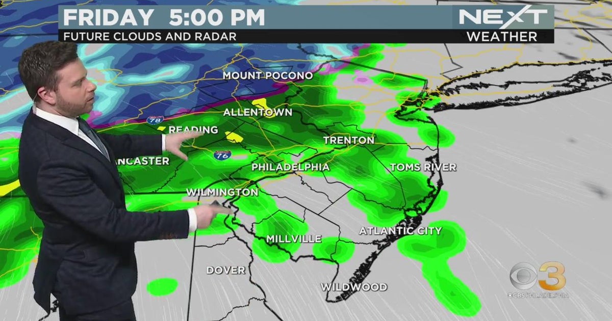 NEXT Weather: Timing of rain, snow - CBS Philadelphia