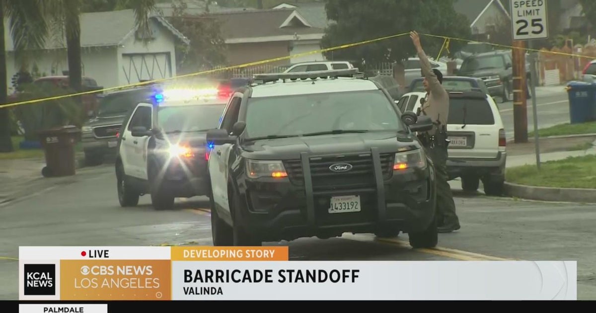 Marathon standoff continues with barricaded Valinda suspect CBS Los Angeles