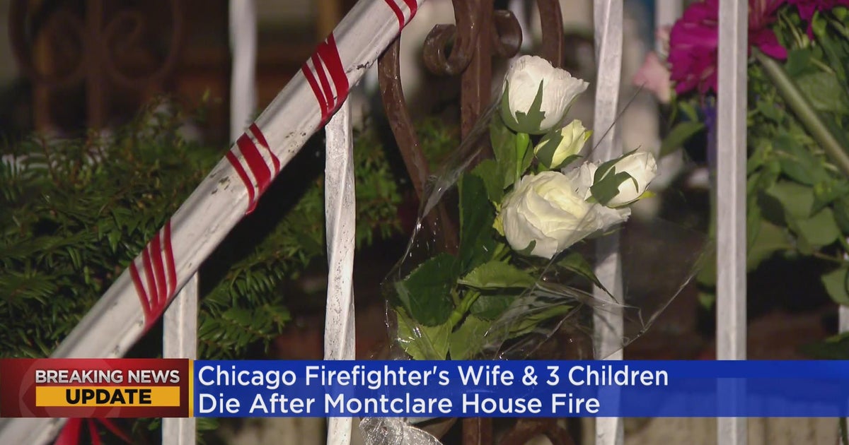 Chicago firefighter's wife & 3 children die after Montclare house fire(00)